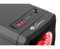 NATEC Genesis Titan 750 USB 3.0 z oknem czerwone podswietlenie NPC-1125 - 414018 - zdjęcie 5